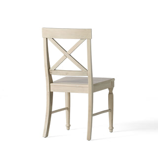 Dining Chair With X Shaped Back (Set of 2)