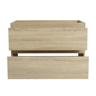 Wall Mounted Bathroom Vanity And Sink, 2 Soft Close Drawers