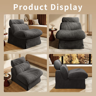 Accent Chair, Soft Medium Firm Upholstery For Living Room