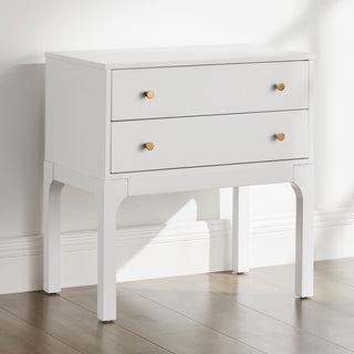 Alonso - 2 Drawer Nightstand - White