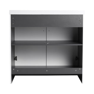 Modern Freestanding Bathroom Vanity With Soft Close Cabinet Doors