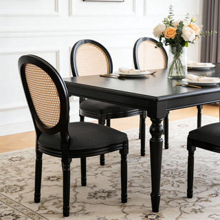French Country Dining Chairs With Round Back (Set of 2)