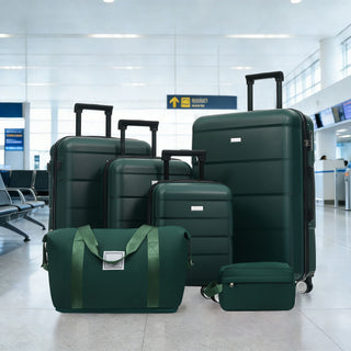 Hardshell Luggage Set 6 Piece With Duffel & Toiletry Bag