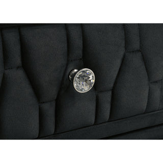 Mika - 8 Drawer LED Dresser With Mirror - Black
