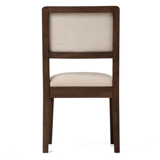 Compact Ergonomic Upholstered Side Chairs (Set of 2)