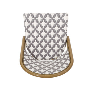 Chic French Bistro Chair With Durable Rattan And Aluminum Frame