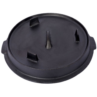 Pre-Seasoned Cast Dutch Oven With Skillet Lid And Pot Rack