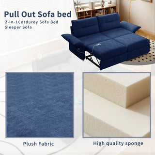 Sofa Bed With Convertible Design, Living Room Furniture
