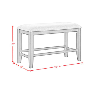 Portage - Counter Bench - Brown / Beige