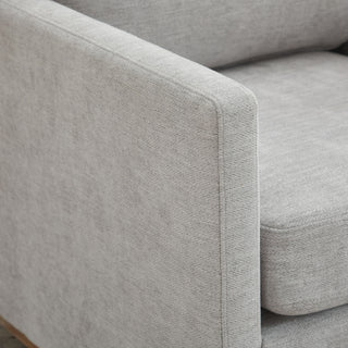 Square Upholstered Swivel Accent Chair