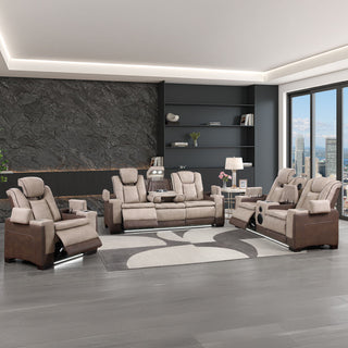 Bruno - Power Reclining Living Room Set With LED Lighting