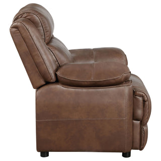 Worthington - Padded Arm Accent Chair - Dark Brown
