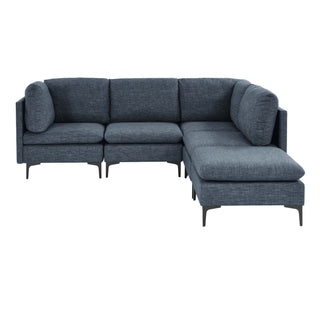 Upholstered Modular Sectional & Tall Legs
