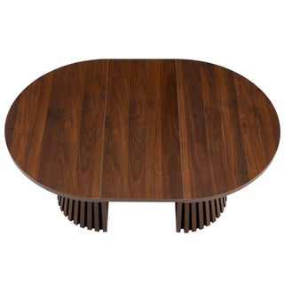 Oval Coffee Table For Living Room - Walnut