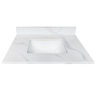 Bathroom Vanity Top With Undermount Single Bowl Sink