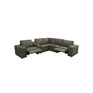 Upholstered Large Arms Sectional With Recliner Seats