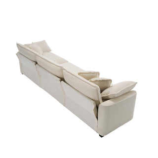 Elegant Oversized Sectional Sofa Set With Deep Seats And Flexible Layout