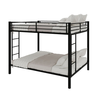 Bunk Bed For Kids, Convertible Frame With Ladders & Guardrail