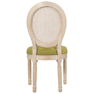French Country Dining Chairs & Round Back (Set of 2)