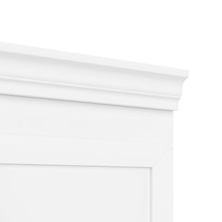 Hall Tree With Bench And 3 Hooks, Modern Entryway Storage Organizer Cabinet With 4 Doors, 1 Drawer And Adjustable Shelves