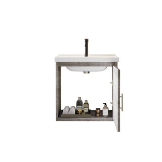 Floating Bathroom Vanity Combo, Wall Mounted Cabinet With Sink & Soft Close Doors For Small Bathrooms