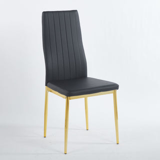 Dining Chair (Set of 4) - Golden Black