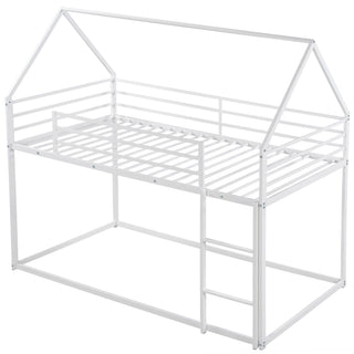 House Bunk Bed With Built In Ladder
