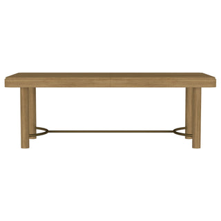 Benson - Extension Leaf Dining Table With Trestle Base - Sand