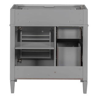 Bathroom Vanity With 2 Drawers And Tip-Out Drawer, Storage Cabinet