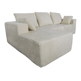 Corner Combination Sofa Sectional Couch With Soft Fabric