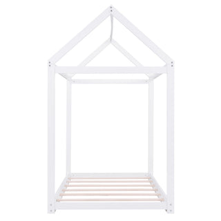 Wooden House Shaped Bed