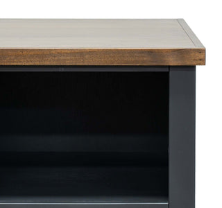 High 5 Shelf Bookcase - Black / Whiskey