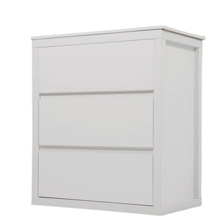 Freestanding Bathroom Vanity With Ceramic Sink, 2 Full Extension Drawers