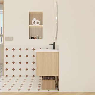 Floating Bathroom Vanity With Sink, Modular Cabinet