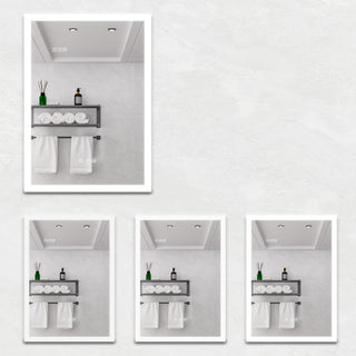 Bathroom Medicine Cabinet With Lights, LED Medicine Cabinet With Mirror, Lighted Medicine Cabinet With Defogger