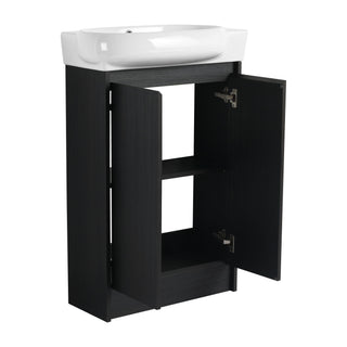 Freestanding Bathroom Vanity & Sink, Soft Close Doors
