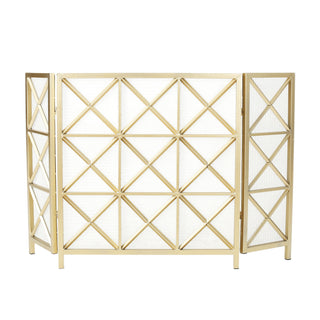 Margaret - 3 Panel Fireplace Screen Iron