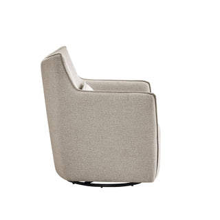 Ayla - Swivel Accent Chair With Matching Lumbar Pillow