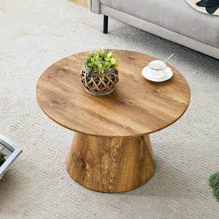 Circular Coffee Table With Adjustable Feet