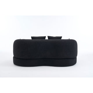 Foldable Sofa Bed, Boneless Couch Convertible Sleeper With 4 Pillows