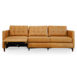 Christopher - Electric Inclining Sofa Left Facing - Tan