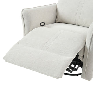 270° Power Swivel Rocker Glider Recliner Chair With USB Ports