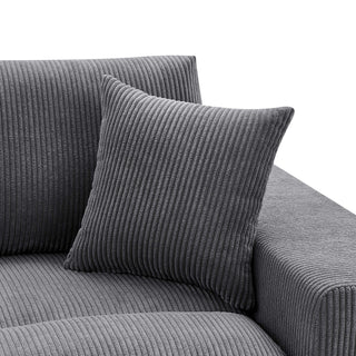 Upholstered Symmetrical Modular Sectional With 6 Seating