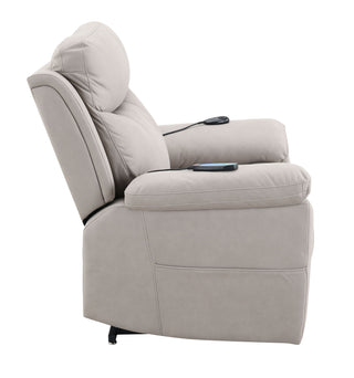 Chriki - Polished Power Motion Recliner With Lift Heating Massage Chair