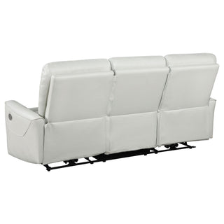 Amberly - 3 Piece Power Reclining Sofa Set - Light Gray