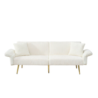 Luxury Foldable Double Sofa Bed With Folding Armrests