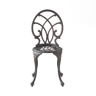 Charleston 3 Pieces Cast Bistro Set - Copper