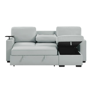 Tracey - Sofabed With Pullout - Silver