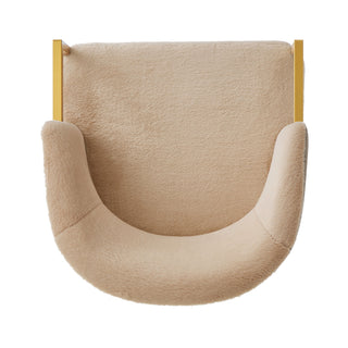 Upholstered Reading Accent Armchair For Living Room