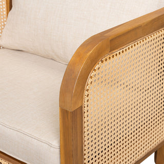 Kirkby - Bohemian Outdoor Patio Cushioned Arm Chair